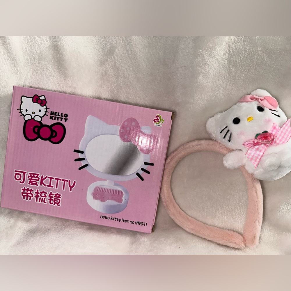Hello Kitty Bundle - Hello Kitty Mirror & Headband
